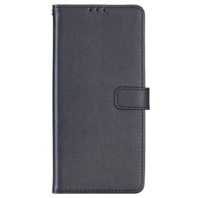 Samsung Galaxy A23 5G (SM-A236B, SM-A235F) atvēramais ādas melns retro maciņš (maks) | Vacins.lv