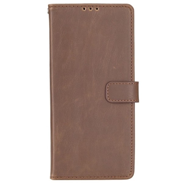 „Retro“ atvēramais maciņš - tumši brūns (Galaxy A23 5G / A23 4G)