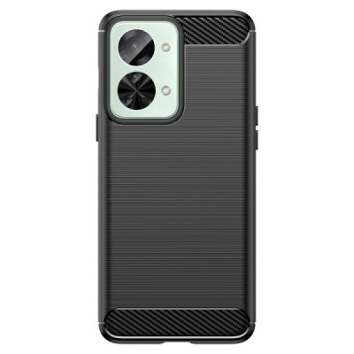 OnePlus Nord 2T 5G „Carbon“ cieta silikona (TPU) melns apvalks | vacins.lv