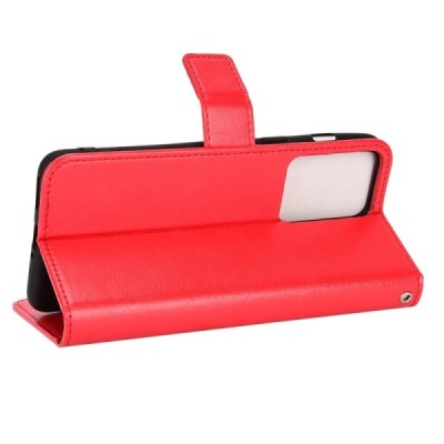 OnePlus Nord 2T 5G atvēramais ādas sarkans maciņš (maks) | Vacins.lv