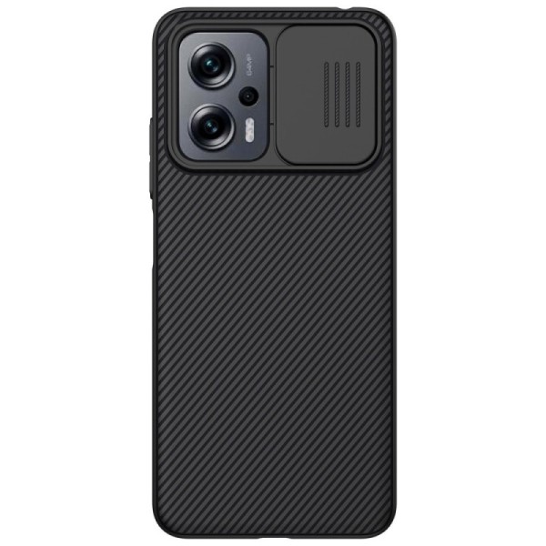 „Nillkin“ CamShield apvalks - melns (Poco X4 GT / Redmi Note 11T Pro / Redmi Note 11T Pro+)