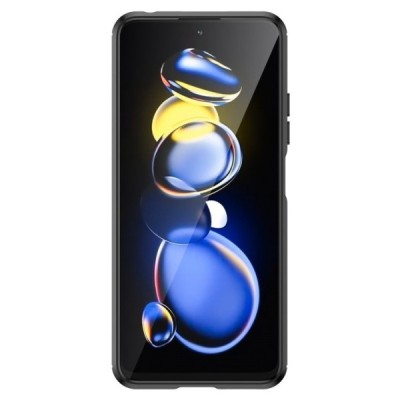 Xiaomi Poco X4 GT (Redmi Note 11T Pro, Redmi Note 11T Pro+) „Carbon“ cieta silikona (TPU) melns apvalks | vacins.lv