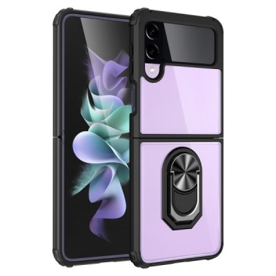 Samsung Galaxy Z Flip4 (F721) „Kickstand“ pastiprinātas aizsardzības dzidrs apvalks | Vacins.lv