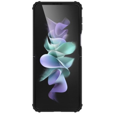 Samsung Galaxy Z Flip4 (F721) „Kickstand“ pastiprinātas aizsardzības dzidrs apvalks | Vacins.lv