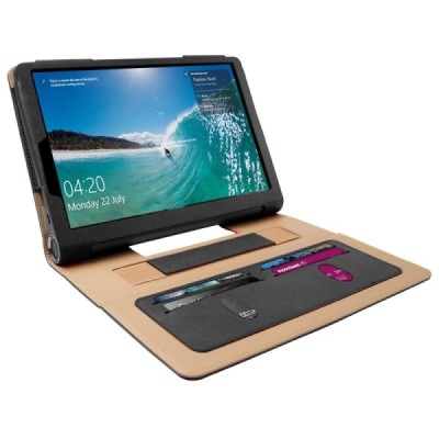 Lenovo Yoga Smart Tab 10.1" (YT-X705F, YT-X705L) Business atvēramais melns maciņš | Vacins.lv