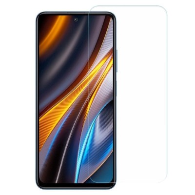 Xiaomi Poco X4 GT (Redmi Note 11T Pro, Redmi Note 11T Pro+) „Calans“ 9H Tempered Glass sustiprintos apsaugos skaidrus pilnai den