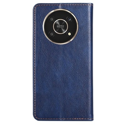 Solidus Huawei Honor Magic 4 Lite 5G mėlynas odinis atverčiamas dėklas | Priedai.lt