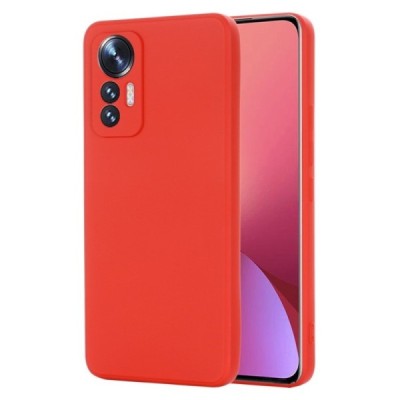 Xiaomi 12 Lite Shell cieta silikona (TPU) apvalks - sarkans | vacins.lv