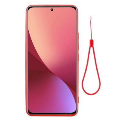 Xiaomi 12 Lite Shell cieta silikona (TPU) apvalks - sarkans | vacins.lv