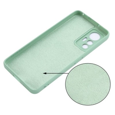 Xiaomi 12 Lite Shell cieta silikona (TPU) apvalks - zaļš | Vacins.lv