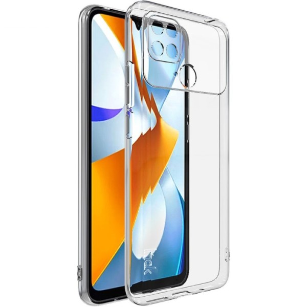 „Imak“ cieta silikona (TPU) apvalks - dzidrs (Poco C40)