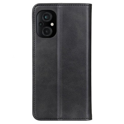 Xiaomi Poco M5 5G (Poco M4 5G) „Split“ sērijas melns atvērams maciņš, maks | Vacins.lv