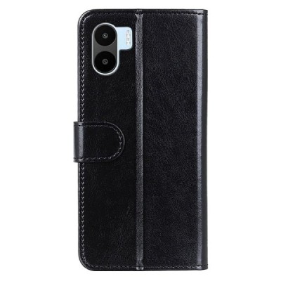 Xiaomi Redmi A1 atvēramais ādas melns maciņš (maks) | Vacins.lv