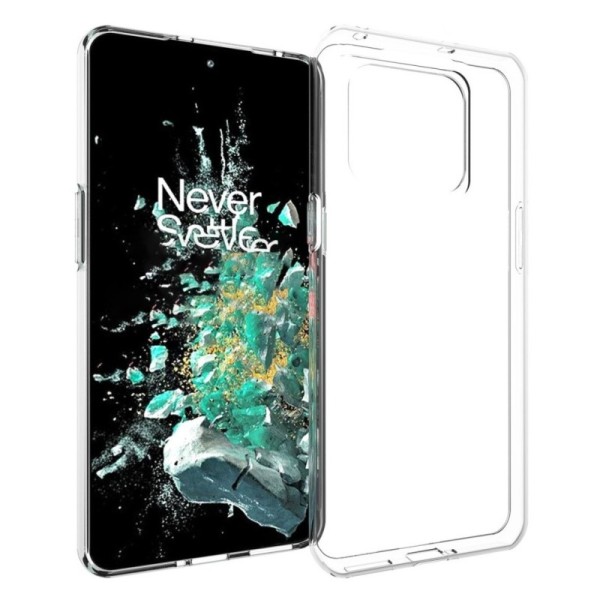 Kieto silikono (TPU) dėklas - skaidrus (OnePlus 10T)