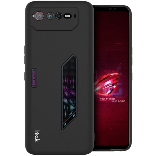 „Imak“ cieta silikona (TPU) apvalks - melns (Rog Phone 6 5G)