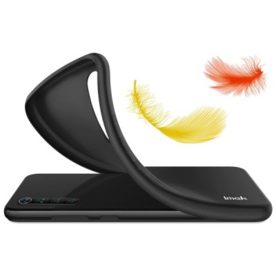 Asus Rog Phone 6 5G „Imak“ cieta silikona (TPU) melns apvalks | vacins.lv