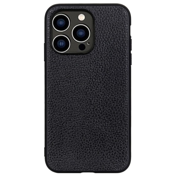 „Deluxe Leather“ dėklas - juodas (iPhone 14 Pro)