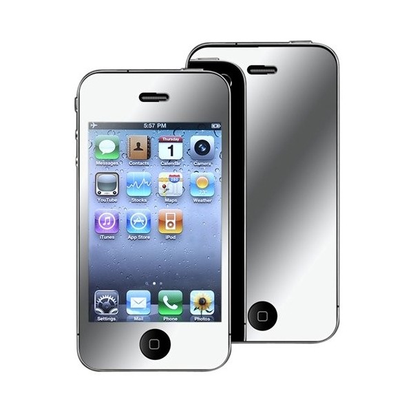 „ISME“ ekrāna aizsargplēve - spoguļa (iPhone 4 / 4S)