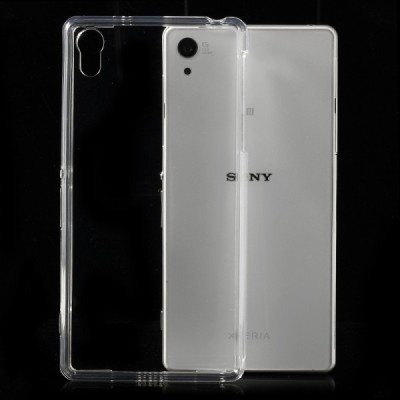 Sony Xperia Z2 kieto silikono (guminis) tpu skaidrus (permatomas) dėklas - nugarėlė / Priedai.lt