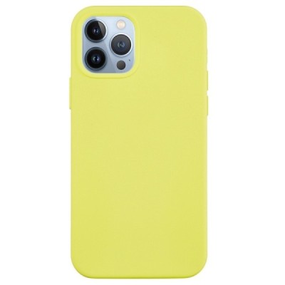 Apple iPhone 14 Pro Shell cieta silikona (TPU) dzeltens apvalks | vacins.lv