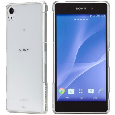 Sony Xperia Z2 kieto silikono (guminis) tpu skaidrus (permatomas) dėklas - nugarėlė / Priedai.lt