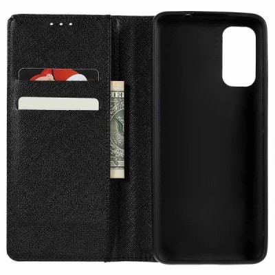 „Fancy“ Nokia G60 melns ādas maciņš | Vacins.lv