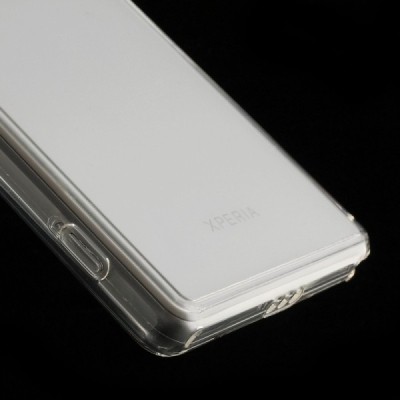 Sony Xperia Z2 kieto silikono (guminis) tpu skaidrus (permatomas) dėklas - nugarėlė / Priedai.lt