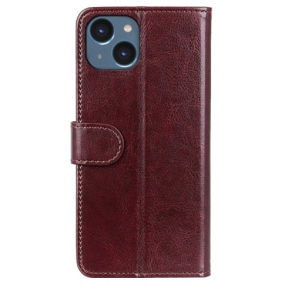 Apple iPhone 14 atvēramais ādas brūns maciņš, grāmata (maks) | Vacins.lv