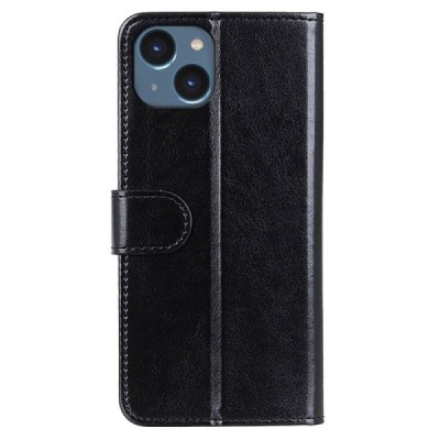 Apple iPhone 14 Plus atvēramais ādas melns maciņš, grāmata (maks) | Vacins.lv