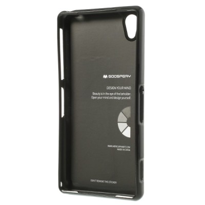 Mercury TPU kieto silikono juodas Sony Xperia Z2 dėklas - nugarėlė / Priedai.lt