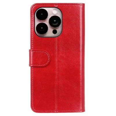 Apple iPhone 14 Pro Max atvēramais ādas sarkans maciņš, grāmata (maks) | Vacins.lv