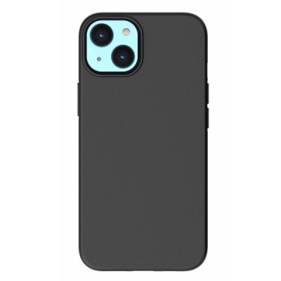 Apple iPhone 14 cieta silikona (TPU) melns apvalks | vacins.lv