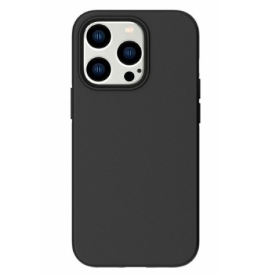 Apple iPhone 14 Pro cieta silikona (TPU) melns apvalks | vacins.lv
