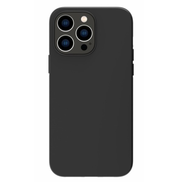 Kieto silikono (TPU) dėklas - juodas (iPhone 14 Pro Max)