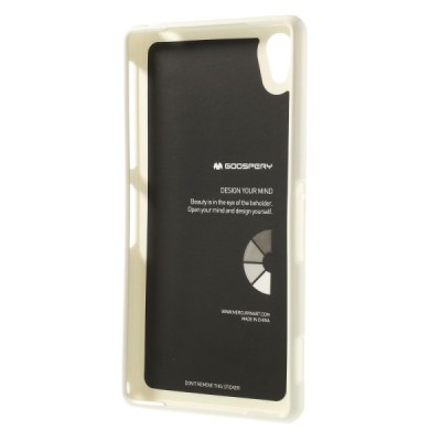 Mercury TPU kieto silikono baltas Sony Xperia Z2 dėklas - nugarėlė / Priedai.lt