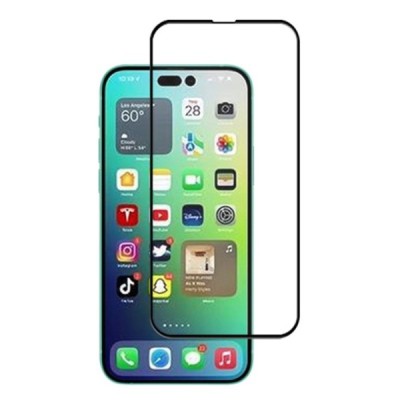 Apple iPhone 14 Pro Max Mocolo 2.5D Tempered Glass melns ekrāna aizsargstikls | Vacins.lv