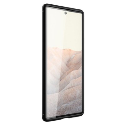 Google Pixel 6 „Carbon“ cieta silikona (TPU) melns vāciņš | Vacins.lv