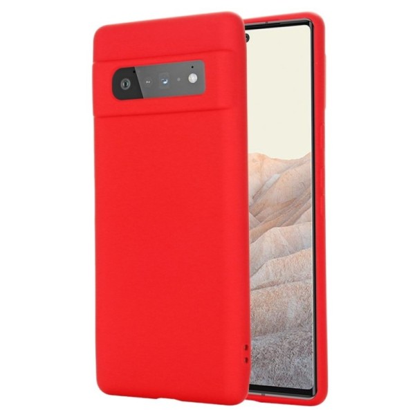 „Shell“ cieta silikona (TPU) apvalks - sarkans (Pixel 6 Pro)