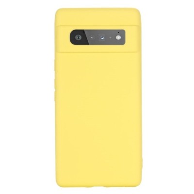 Google Pixel 6 Pro Shell cieta silikona (TPU) apvalks - dzeltens | vacins.lv