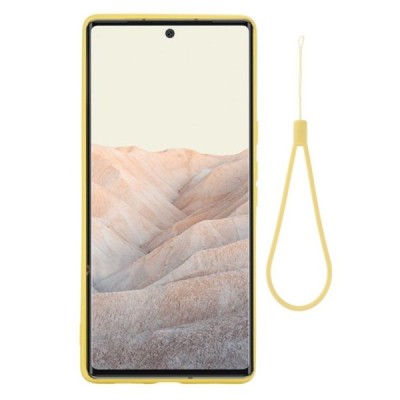 Google Pixel 6 Pro Shell cieta silikona (TPU) apvalks - dzeltens | vacins.lv