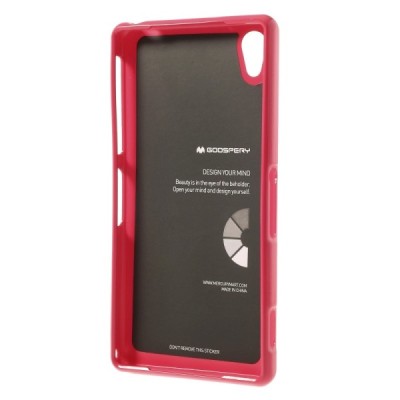 Mercury TPU kieto silikono rožinis Sony Xperia Z2 dėklas - nugarėlė / Priedai.lt