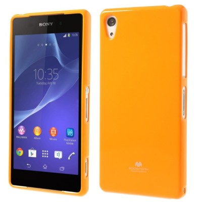Sony Xperia Z2 Mercury dzeltens cieta silikona (TPU) futrālis / Vacins.lv