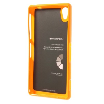 Sony Xperia Z2 Mercury dzeltens cieta silikona (TPU) futrālis / Vacins.lv