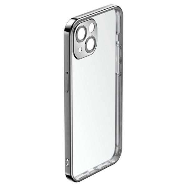 „ROCK“ cieta silikona (TPU) vāciņš - dzidrs, melns (iPhone 14 Plus)