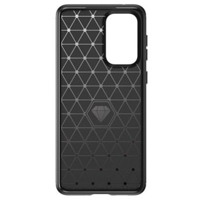 Samsung Galaxy A33 5G (SM-A336E) Carbon cieta silikona (TPU) melns apvalks | vacins.lv