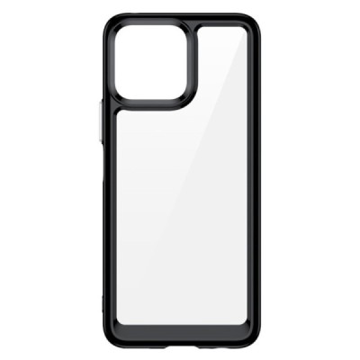 Huawei Honor X8 „Fashion“ dzidrs apmales melnā krāsā apvalks | Vacins.lv