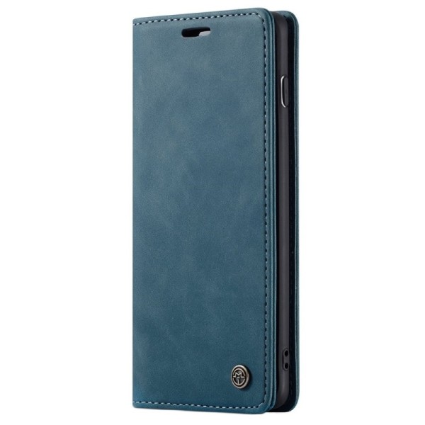 „CaseMe“ Retro solīds atvēramais ādas maciņš - zaļš (Galaxy S10+)