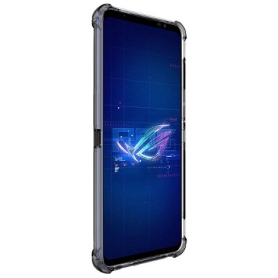 Asus Rog Phone 6 5G Imak pastiprinātas aizsardzības cieta silikona (TPU) pelēks vāciņš | Vacins.lv