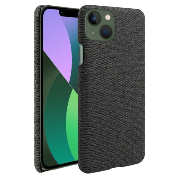 „Bi-Color“ Splicing ādas apvalks - melns (iPhone 14)