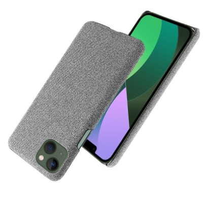 Apple iPhone 14 Plus „Bi-Color“ Splicing pelēks ādas apvalks | Vacins.lv